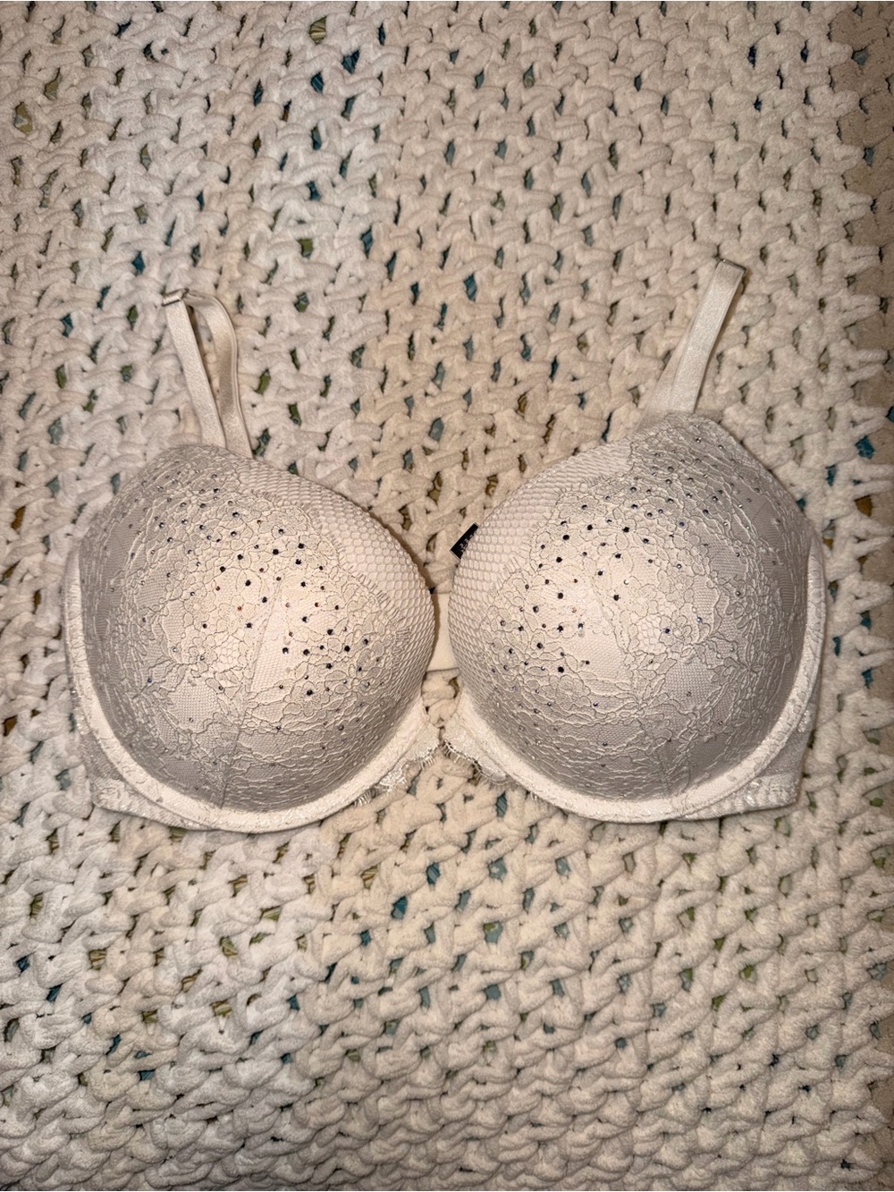 Victoria's Secret very sexy push-up Cream Lace Push-Up Bra